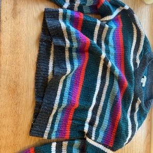 Cropped above waist sweater